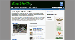 Desktop Screenshot of exoticreptiles.org