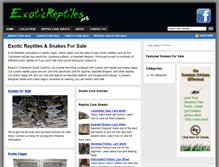 Tablet Screenshot of exoticreptiles.org